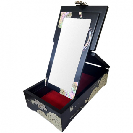 나전 목단꽃 상감 경대 #3