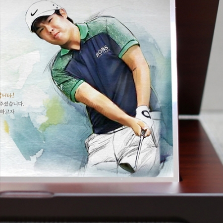 골프 상패 싱글 홀인원 기념패 #4