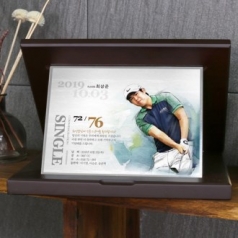 골프 상패 싱글 홀인원 기념패
