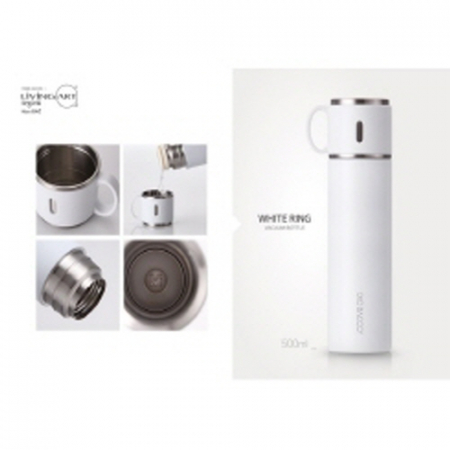 리빙아트 디오바코 화이트링 보온병 500ml #2