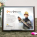 작은이미지: 인물화 감사패 상패 공로패 재직퇴직 기념패 전역패 #2
