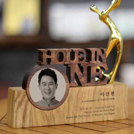 골프트로피 기념패 홀인원이글싱글 상패 감사패 #5