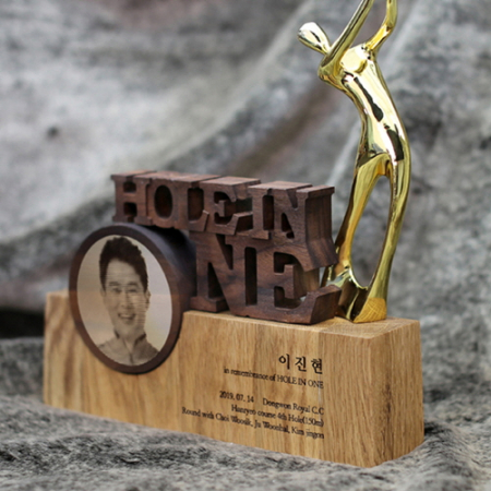 골프트로피 기념패 홀인원이글싱글 상패 감사패 #2