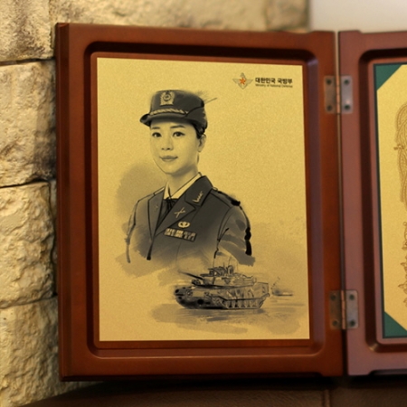 골드 인물화감사패 표창패 재직퇴직패 기념패 #3