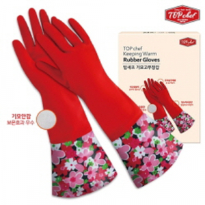 천연 라텍스 기모 고무장갑