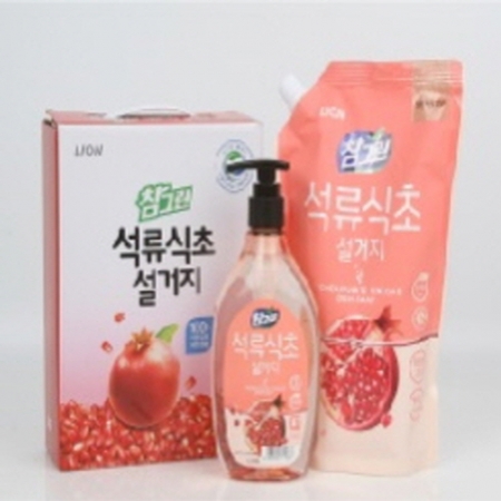 CJ 라이온 참그린 석류 식초 설거지 주방세제 2종 #2