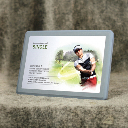 인물화 골프패 트로피 싱글 이글 홀인원언더파 상패 #2