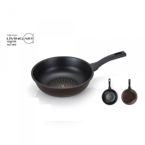 리빙아트 통주물 알루미늄 궁중팬 28CM