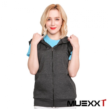 MU601 특양면 조끼 집업 후드 #2