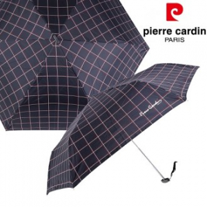 피에르가르뎅 3단 플랫 심플 체크 우산 (암막