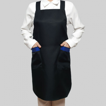라인앞치마, 검정앞치마, 파랑앞치마 (힙싸게앞치마) #3