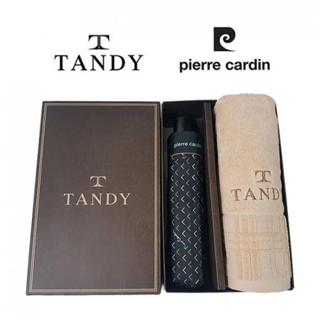탠디 윈도우 세면 타올+피에르가르뎅 댄디 3단 수동 우산 4번 세트 #2