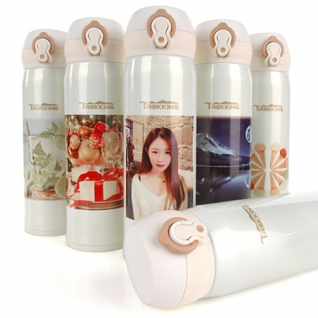 트레킹 초경량 사진인쇄 진공 텀블러 450ml #2