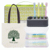 작은이미지: 선물세트 그린 에코백 크리스탈캡8p 13호 / 칫솔 치약 / 여행용세트 #3