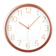 사모 로즈골드 벽시계 350