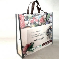 가방 인쇄 부직포 쇼핑백 중자 밑면