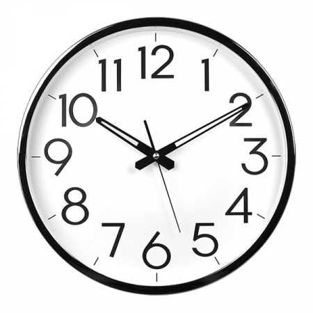 국대 심플 크롬 벽시계 337 #2