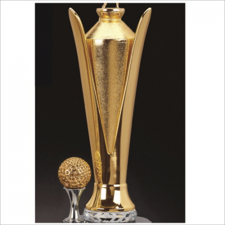 조각가 작품 콜렉션 2 - 골드 금속크리스탈 골프트로피 #4