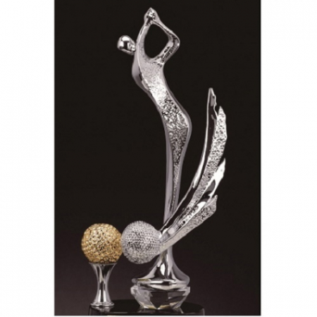 조각가 작품 콜렉션 15 - 금속크리스탈 골프트로피 #3