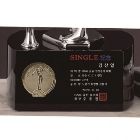크롬 투톤 골프트로피 1 #4