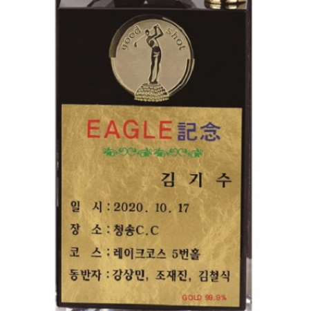 주석 크리스탈 독수리 골프트로피 4 #5