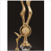 작은이미지: 조각가 작품 콜렉션 4 - 골드 금속크리스탈 골프트로피 #4