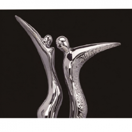 조각가 작품 콜렉션 17 - 실버 금속크리스탈 골프트로피 #4