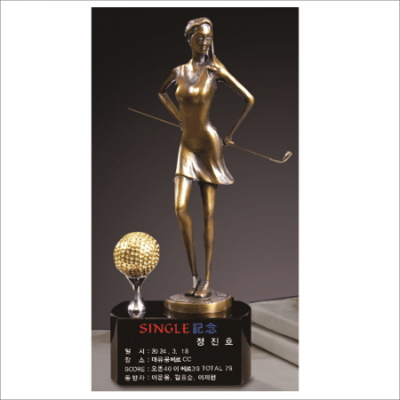 청동 여성 골프트로피 7 #3