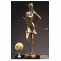 청동 여성 골프트로피 7