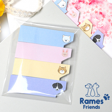 라메스프렌즈 점착메모지4P 세트 #2