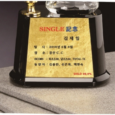 청동 크리스탈 남성 골프트로피 9 #5