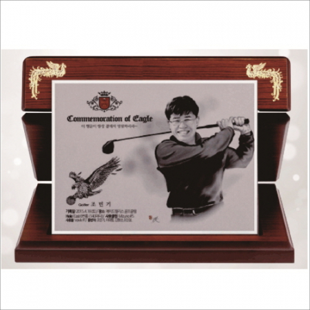 작가 인물 그림 콜렉션 크리스탈 상패 1 #2