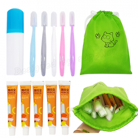 선물세트 치아튼튼 6호 왕헤더캡 5p 칫솔 치약 #4