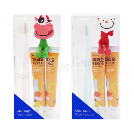 미니 선물세트 대박 큐빅크리스탈캡 5호 / 칫솔 치약 / 칫솔걸이 세트 #2