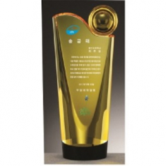 투톤 칼라 크리스탈 상패