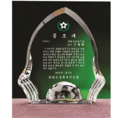 화이트 통 크리스탈 상패