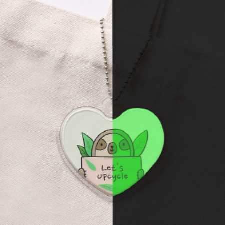 렛츠업 싸이클 키링 네임택 #2