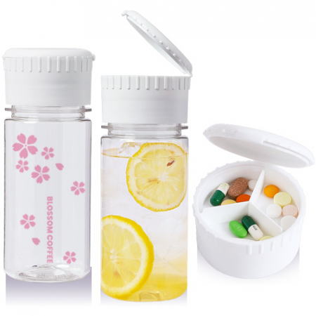 (H-061)알약 뚜껑 냉온보틀 물병350ml #2