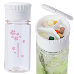 (H- 063) 알약 뚜껑 냉보틀 350ml