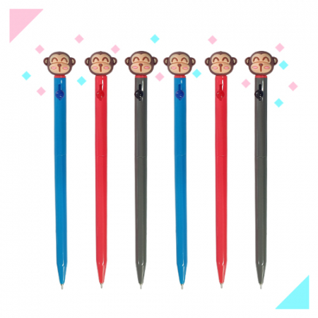 원숭이캐릭터볼 노크 니들펜 #2