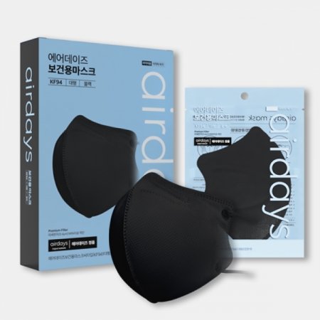 에어데이즈 보건용 마스크 C타입 - KF94 / 대형 / 검정 #2