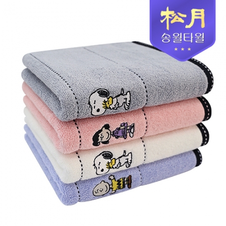[송월타올] 30수 스누피 프렌즈40 타올 140g #2