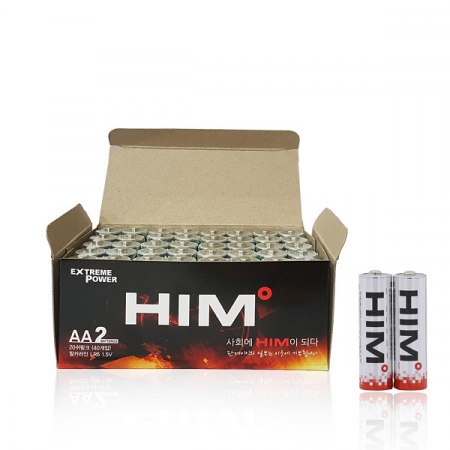 HIM 알카라인 AA형 건전지 LR6 40알 #2