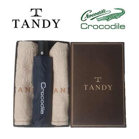 탠디 로얄 로고 세면타올 + 크로커다일 우산 26번 세트 베이직 #2