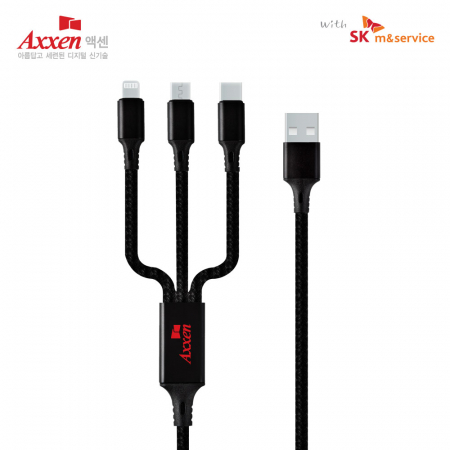 액센 SK118 3in1 고속 멀티 충전- 데이터 케이블 #2