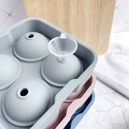 실리콘 왕 얼음트레이 4구 얼음틀 아이스볼 메이커 #5