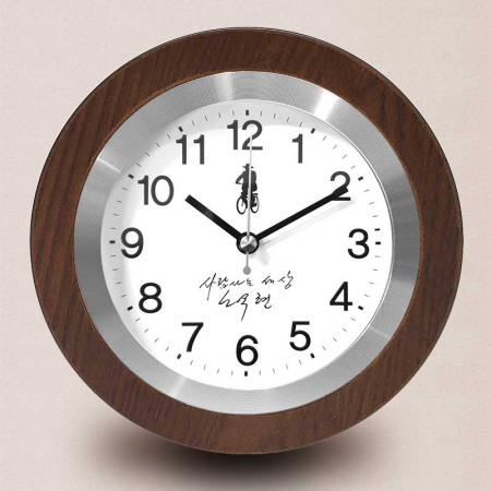 프리미엄 원목 탁상 알람시계 #2