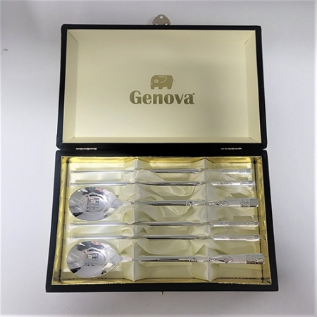 제노바 고려청자 은수저세트 2벌 부부수저세트 #2