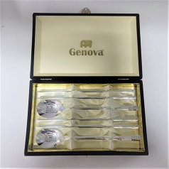 제노바 고려청자 은수저세트 2벌 부부수저세트