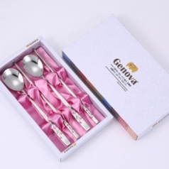 제노바 칼라 봄꽃수저 세트 2벌 (튤립)